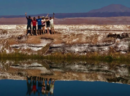 A group of friends at Laguna Tebenquiche